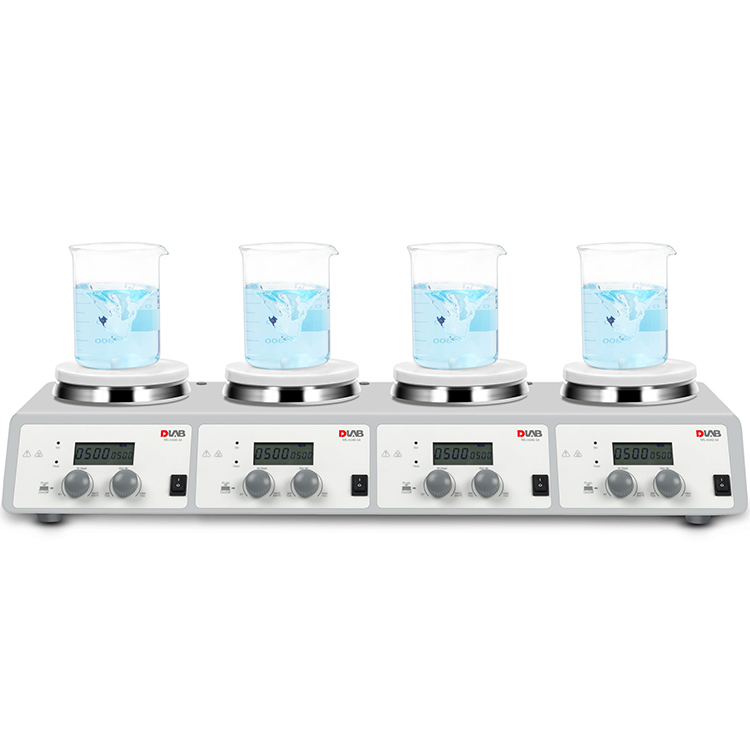 北京大龍MS-H340-S4 LCD數控加熱型四通道磁力攪拌器（套裝）