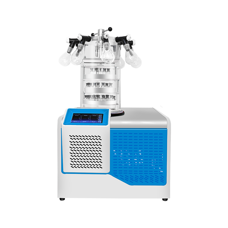 上海滬析HXLG-10-50DG臺式壓蓋多歧管冷凍干燥機