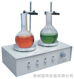 常州國華HJ-2A雙頭磁力攪拌器 數顯控溫 2頭