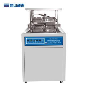 昆山舒美KQ-J1000VDE升降式雙頻數控超聲波清洗器