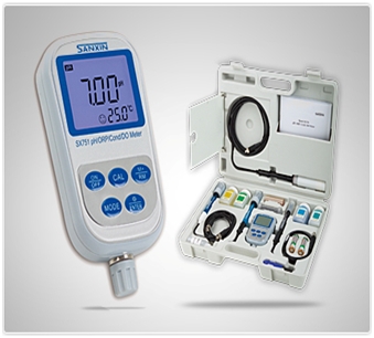 上海三信SX751便攜式pH/ORP/電導率/溶解氧儀